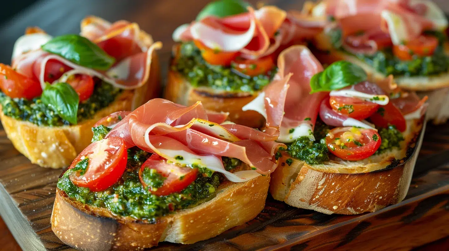 Bruschetta prosciutto