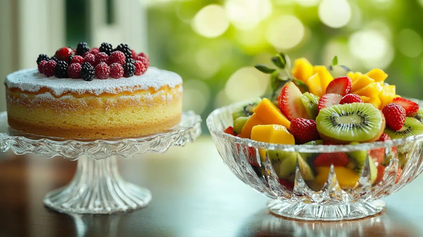 repas gâteau léger